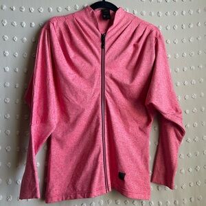 Helly Hansen Odin Sportswear Full Zip Long Sleeve Sweater Sz M Pink